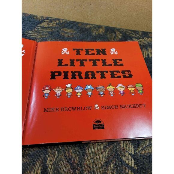 Ten Little Pirates Hardcover Book - Picture 2 of 7